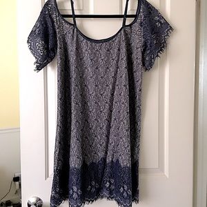 Francesca’s Cold Shoulder Lace Dress